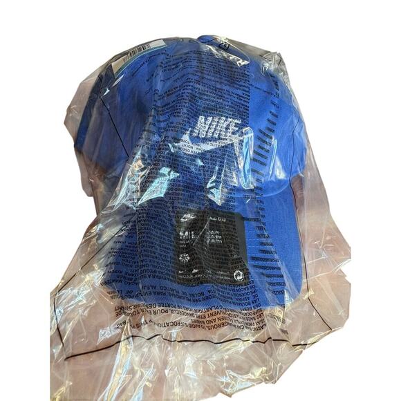 Nike Club Unstructured Futura Wash Cap M/L in Royal Blue NWT - Picture 2 of 3